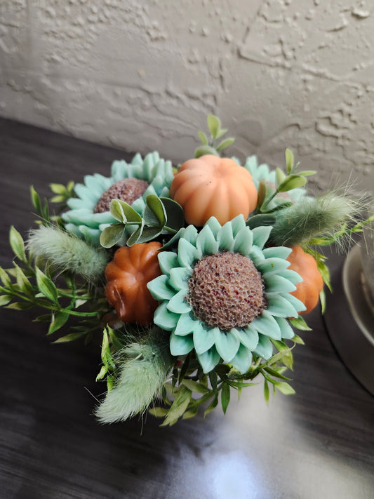 Blue Sunflower Bouquet