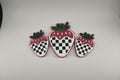 Checkered Strawberry Set