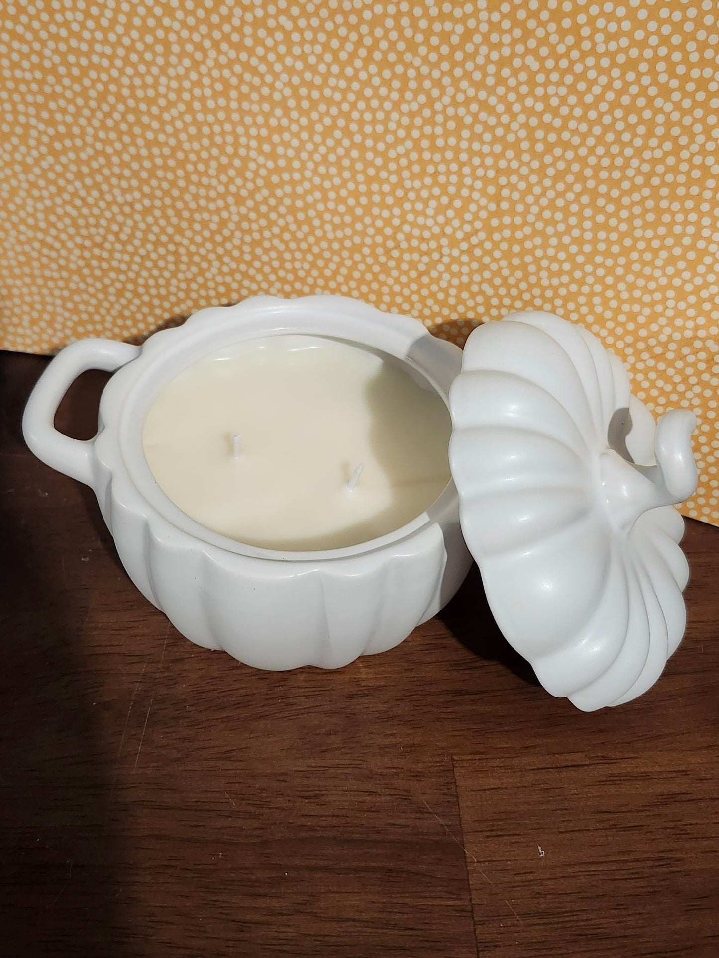 🎃 Pumpkin Casserole Dish Candle