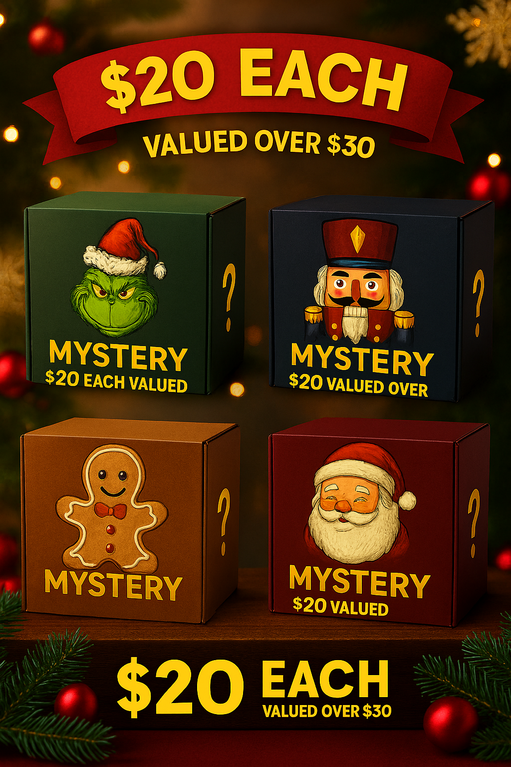 HOLIDAY MYSTERY BOXES