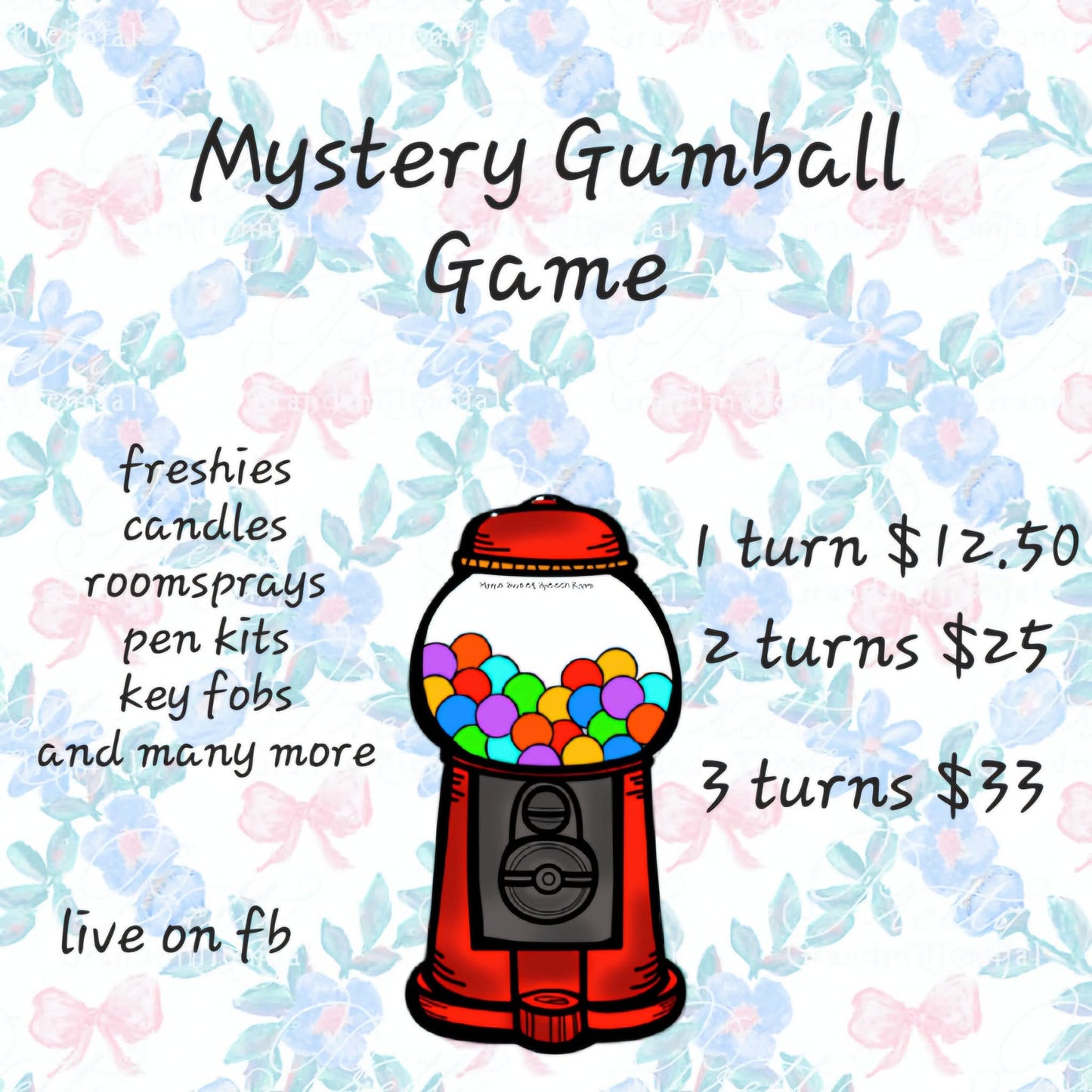 Mystery Gumball Game