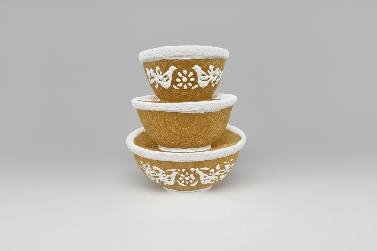 Antique Stacked Bowl Freshie