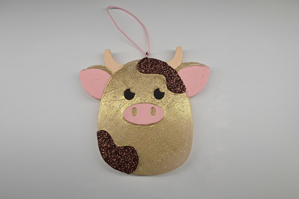 Cow Squishmellow Freshie