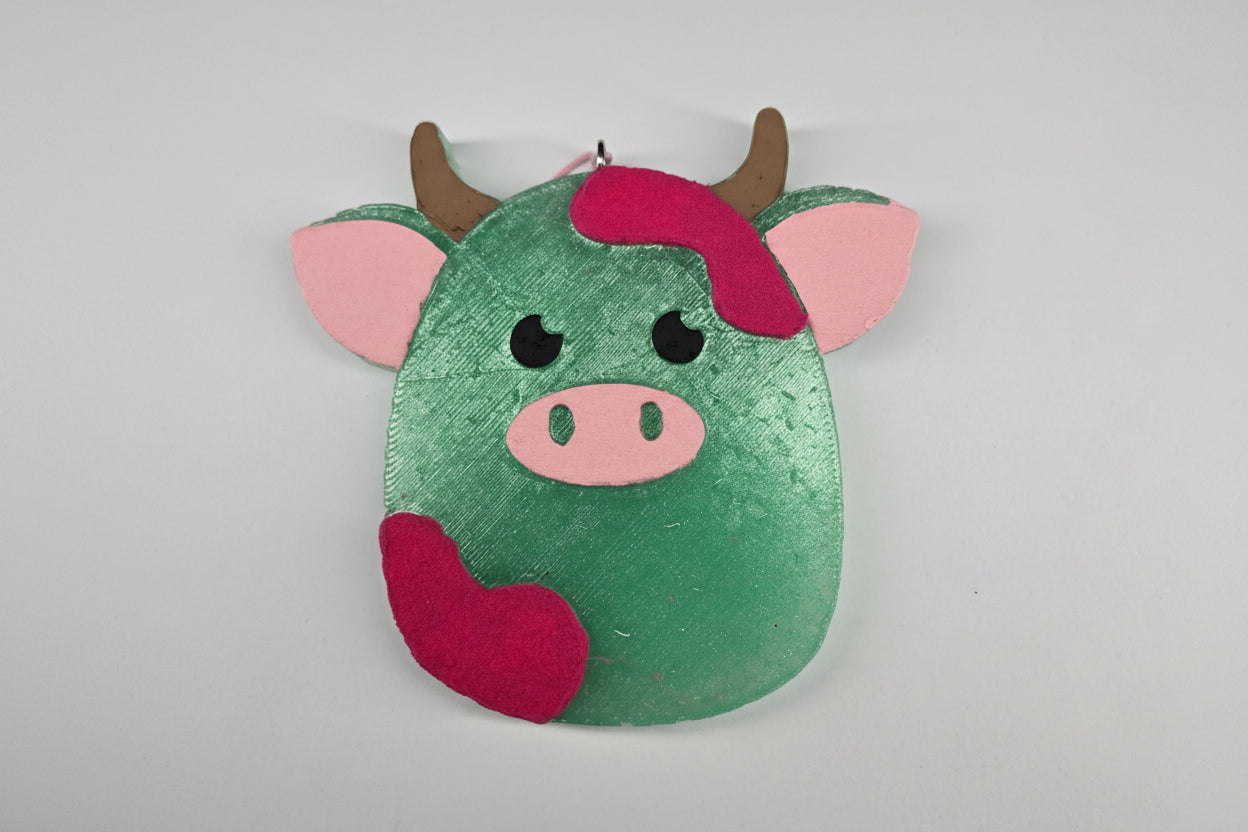 Cow Squishmellow Freshie