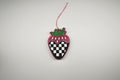 Checkered Strawberry Freshie