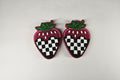 Checkered Strawberry Vent Clips