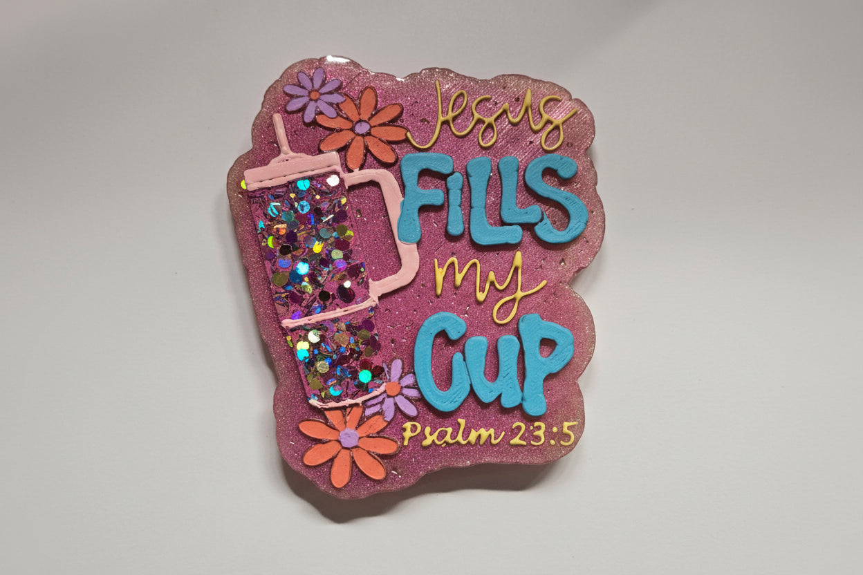 Jesus Fills My Cup Freshie